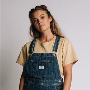 Levi's Vintage Shortalls in Dark Denim